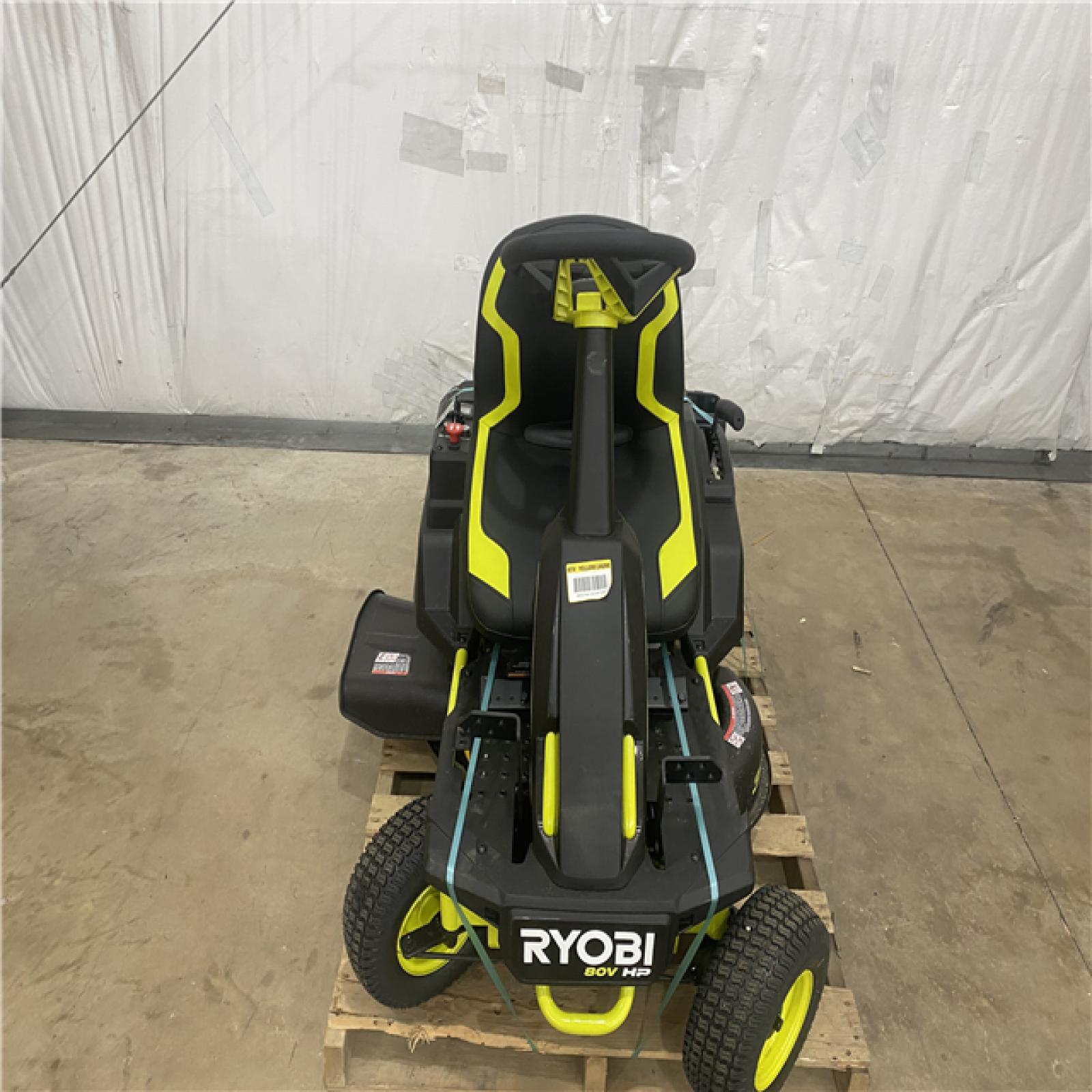 Houston Location - AS-IS Tool Pallet RYOBI 80V HP R1 30 IN SIT DOWN MOWER