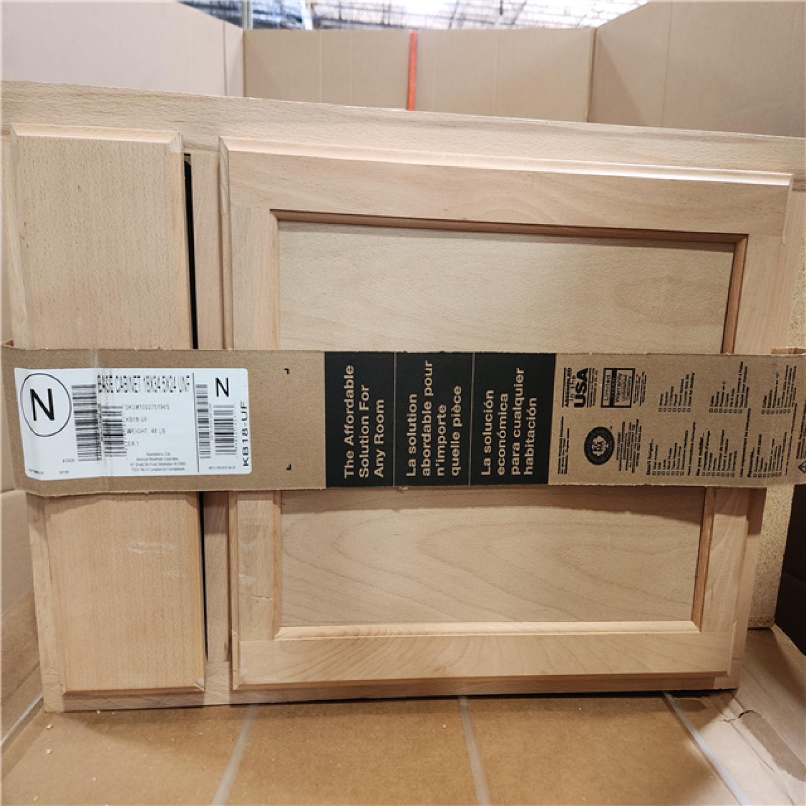 Phoenix AS-IS Mixed Hampton Bay Assembled Wall Bridge Kitchen Cabinet (4-Cabinets)