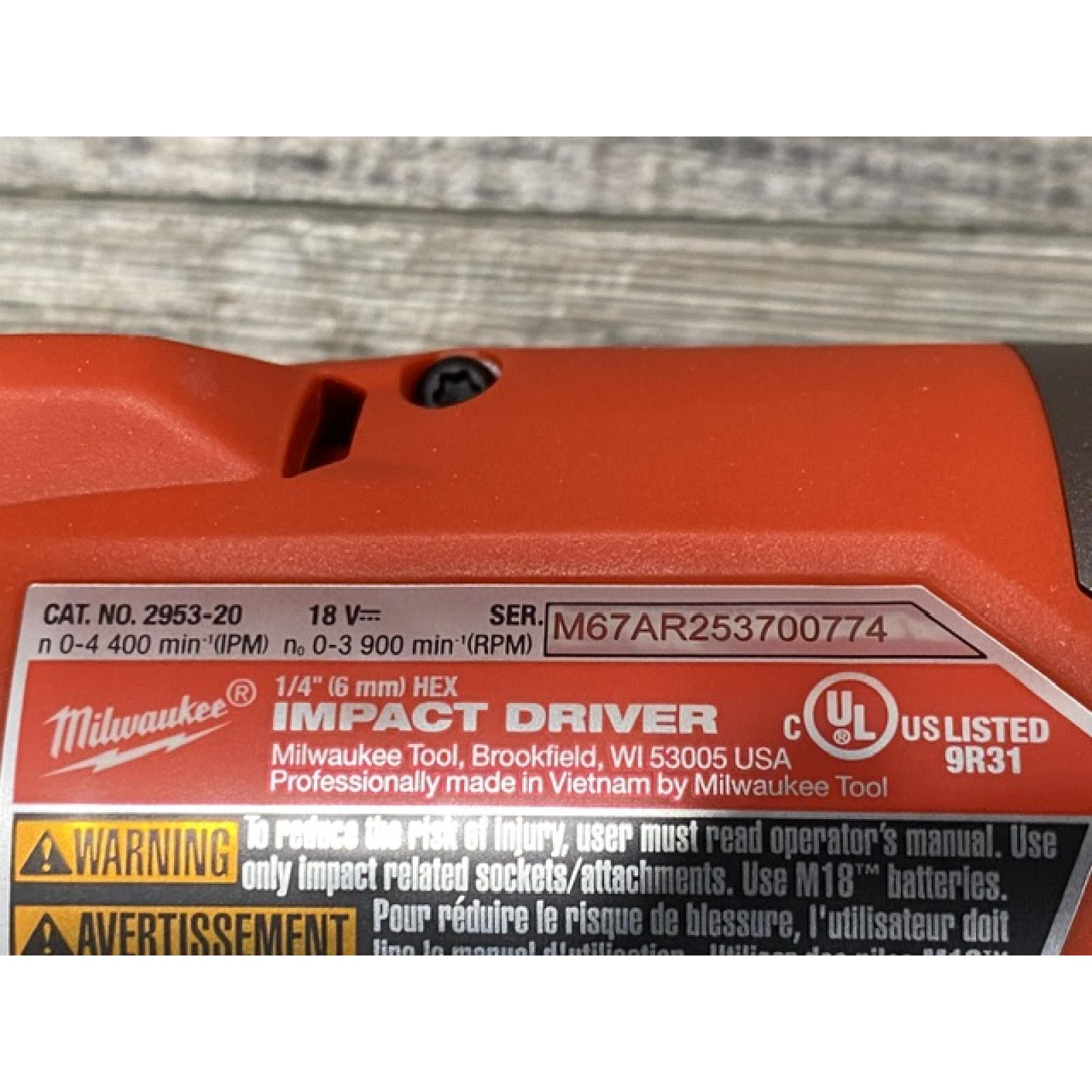 AS-IS Milwaukee FUEL 18V Lithium-Ion Brushless Cordless Hammer Drill and Impact Driver Combo Kit