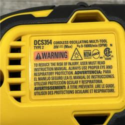 AS-IS DEWALT ATOMIC 20V MAX Cordless Brushless Oscillating Multi Tool Kit
