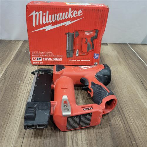 AS-IS Milwaukee 2540-20 12V 23 Gauge Cordless Pin Nailer (Tool Only)