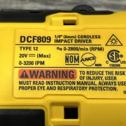 AS-IS DEWALT Atomic 20V Max Lithium-Ion Brushless Cordless Compact 1/4 in. Impact Driver Kit