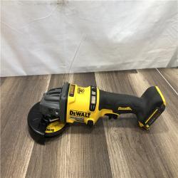 AS-IS DEWALT FLEXVOLT 60V MAX Cordless Brushless 4.5 in. to 6 in. Small Angle Grinder with Kickback Brake (Tool Only)