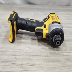 AS-IS DEWALT ATOMIC 20V MAX Cordless Brushless Compact 1/4 in. Impact Driver (Tool Only)