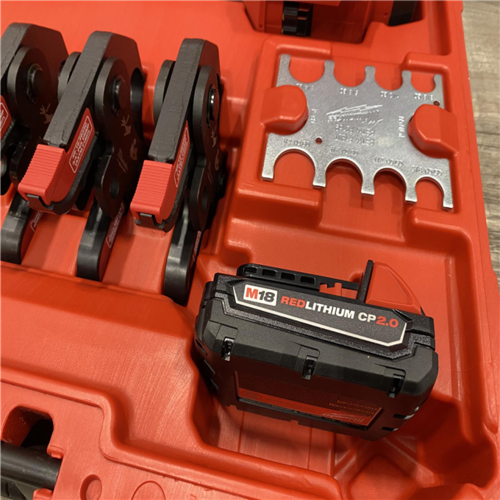 AS-IS Milwaukee 18V Lithium-Ion Cordless Short Throw Press Tool Kit