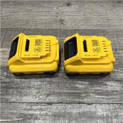 AS-IS DEWALT 20V MAX Compact Lithium-Ion 3.0Ah Battery Pack (2 Pack)