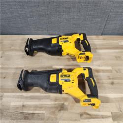 HOUSTON LOCATION - AS-IS (2) DeWalt DCS389B FLEXVOLT 60V MAX Cordless Brushless Reciprocating Saw (Tool-Only)