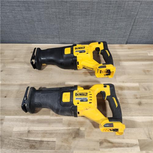 HOUSTON LOCATION - AS-IS (2) DeWalt DCS389B FLEXVOLT 60V MAX Cordless Brushless Reciprocating Saw (Tool-Only)