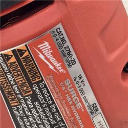 AS-IS Milwaukee 2760-20 - M18 Fuel Surge 18V Cordless Drill/Driver (Tool-Only)