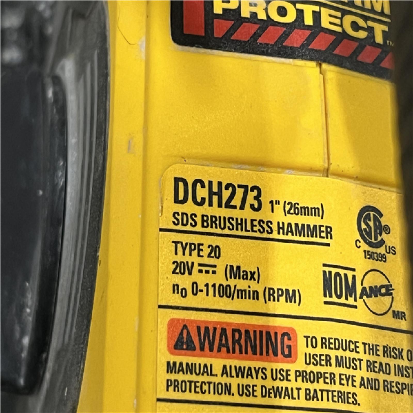 AS-IS DEWALT 20V MAX XR Cordless Brushless 1 in. SDS Plus L-Shape Rotary Hammer (Tool Only)
