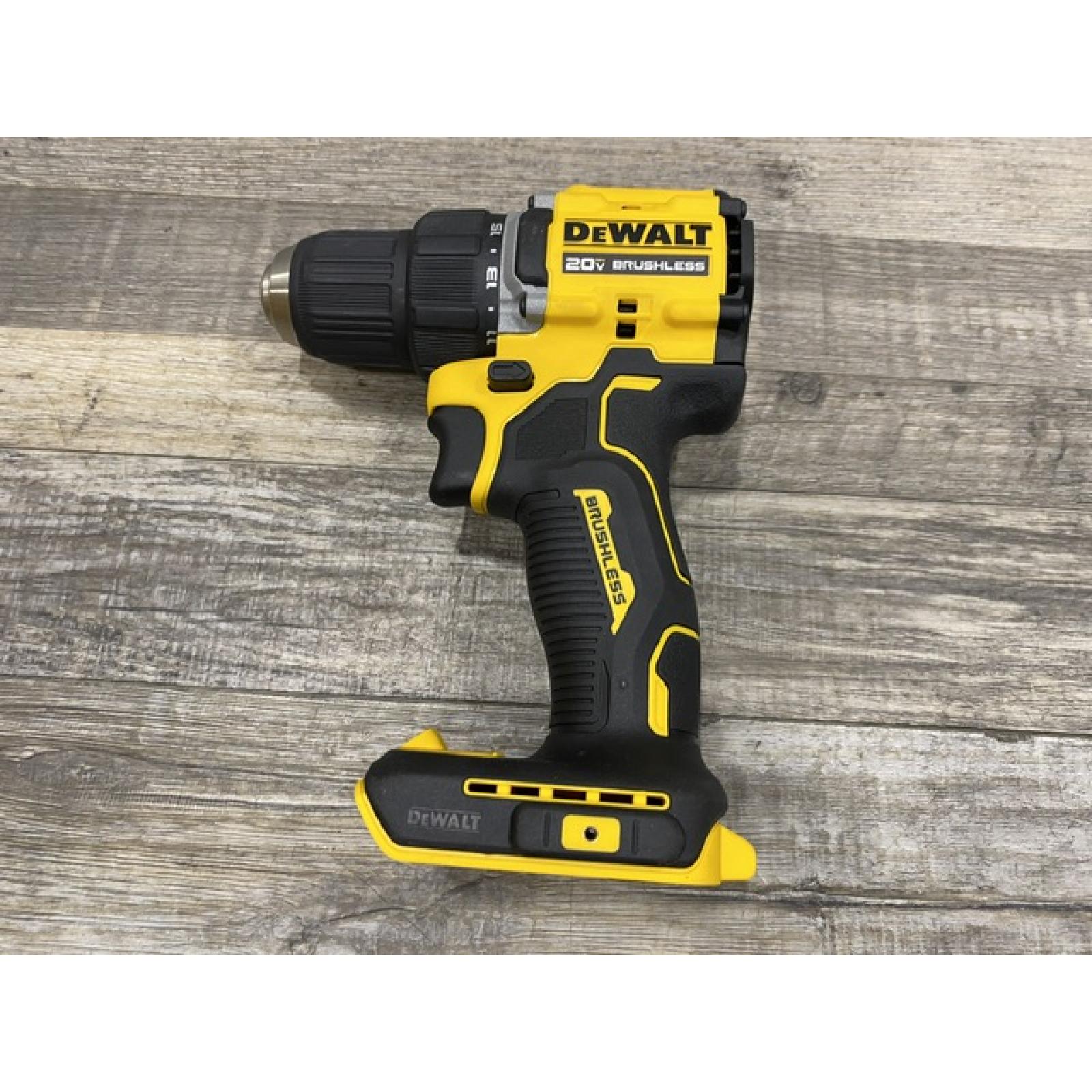 AS-IS DEWALT Atomic 20V Lithium-Ion Cordless Compact 1/2 in. Drill/Driver Kit