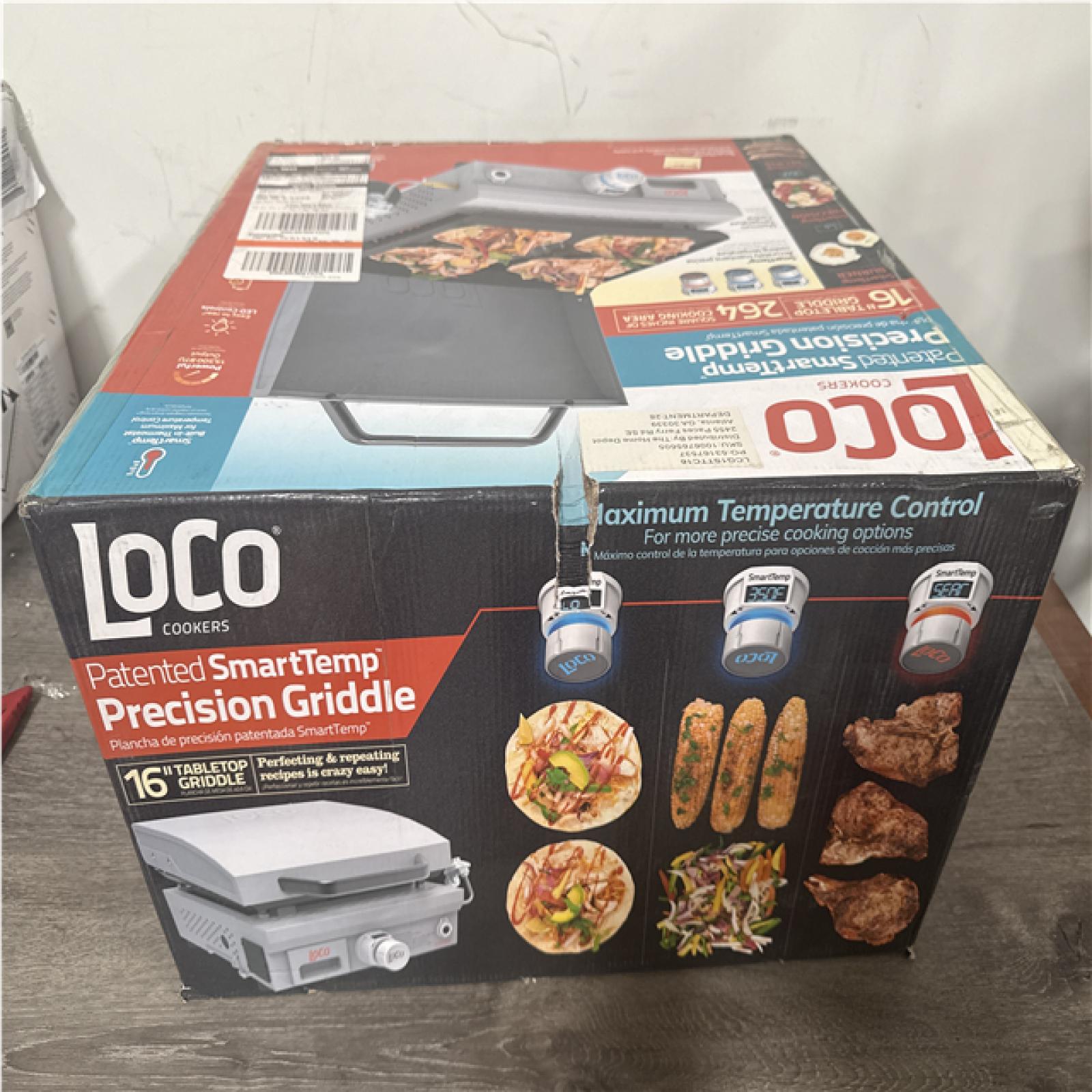 CALIFORNIA AS IS LOCO COOKERS 16” TABLETOP GRIDDLE