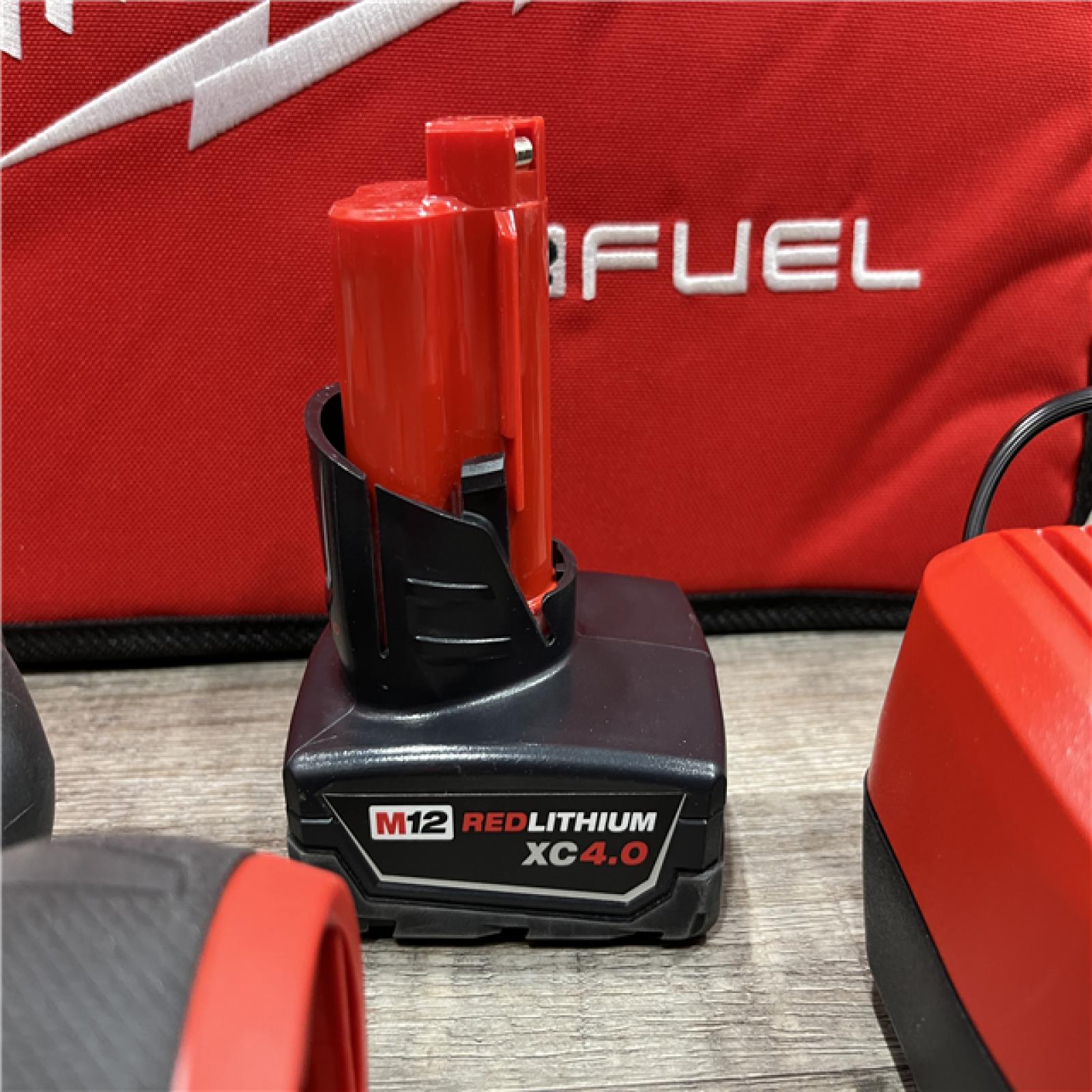 AS-IS Milwaukee FUEL 12V Lithium-Ion Brushless Cordless HACKZALL Reciprocating Saw Kit
