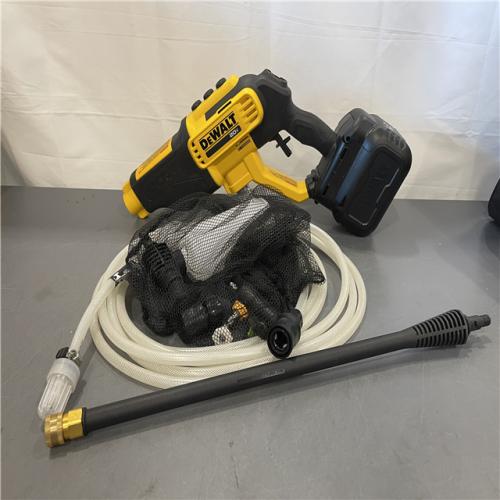 AS-IS - DeWalt 20V MAX 550 PSI 1.0 GPM Cold Water Cordless Battery Power Cleaner with 4 Nozzles