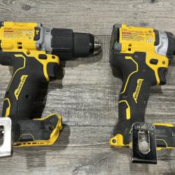 AS-IS DEWALT 20V XR Lithium-Ion Cordless 2-Tool Combo Kit