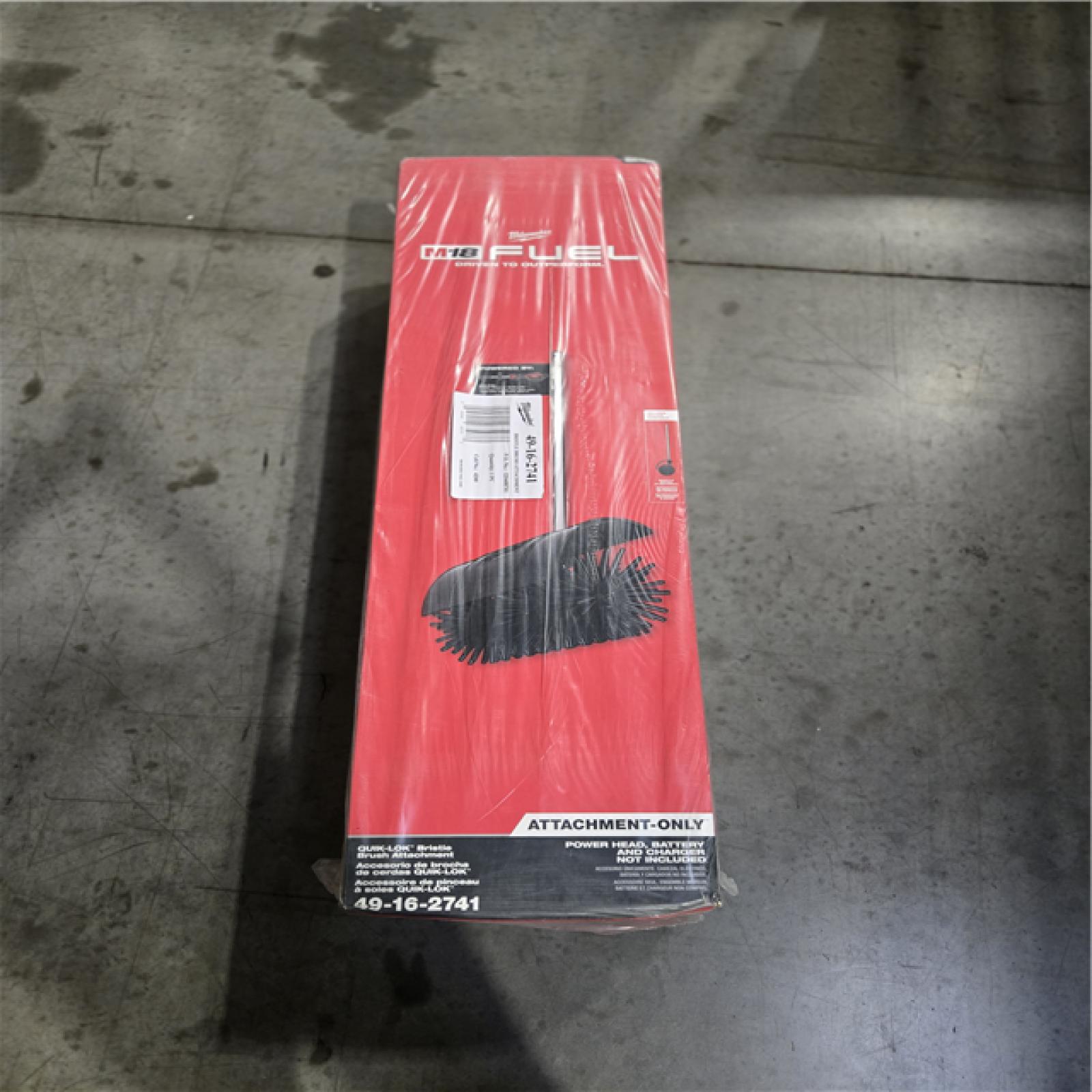 NEW!- Milwaukee M18 FUEL Quik-Lok Professional Grade 48.75 in. L Brush Attachment