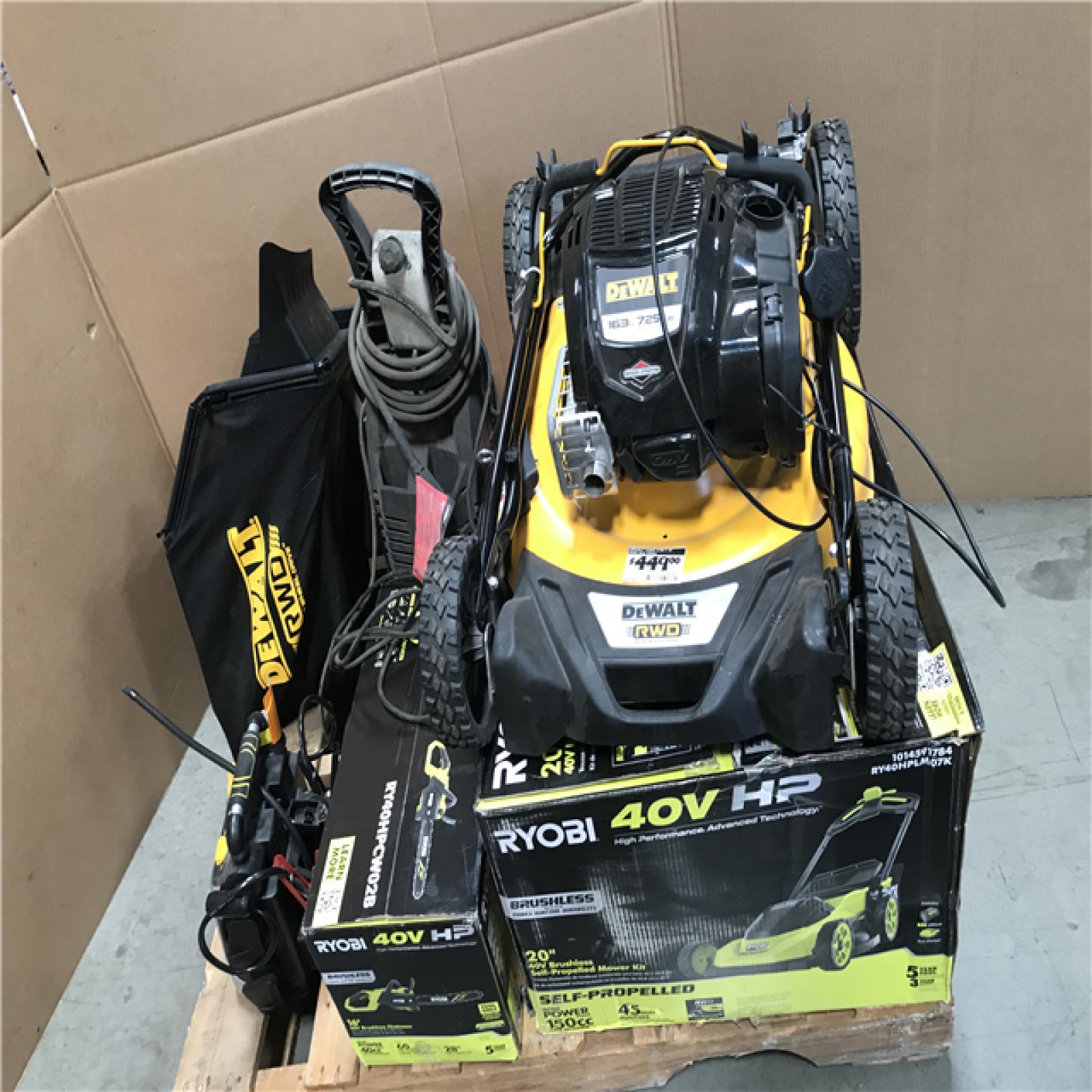 CALIFORNIA AS-IS OUTDOOR POWER EQUIPMENT