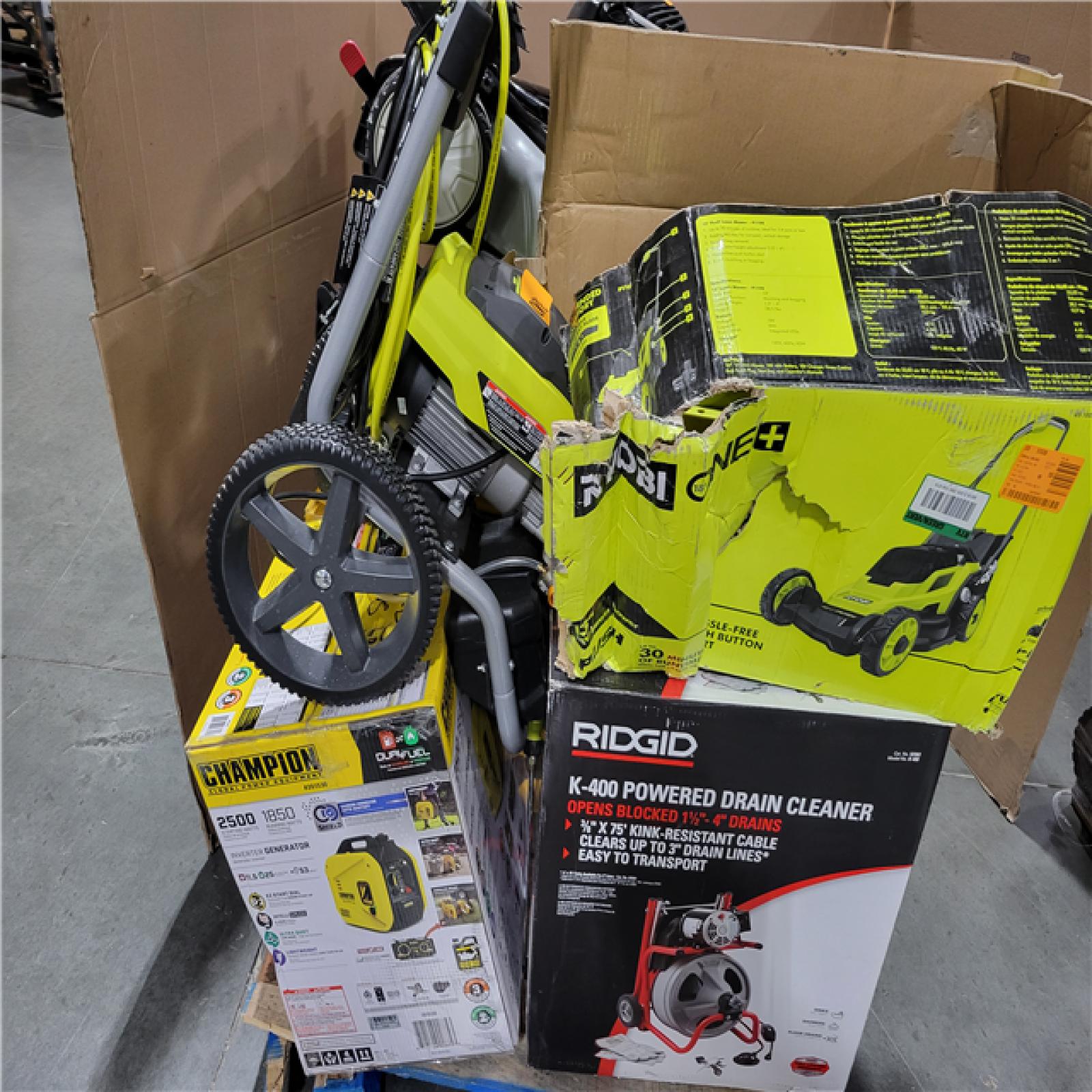 CALIFORNIA AS-IS OUTDOOR POWER EQUIPMENT