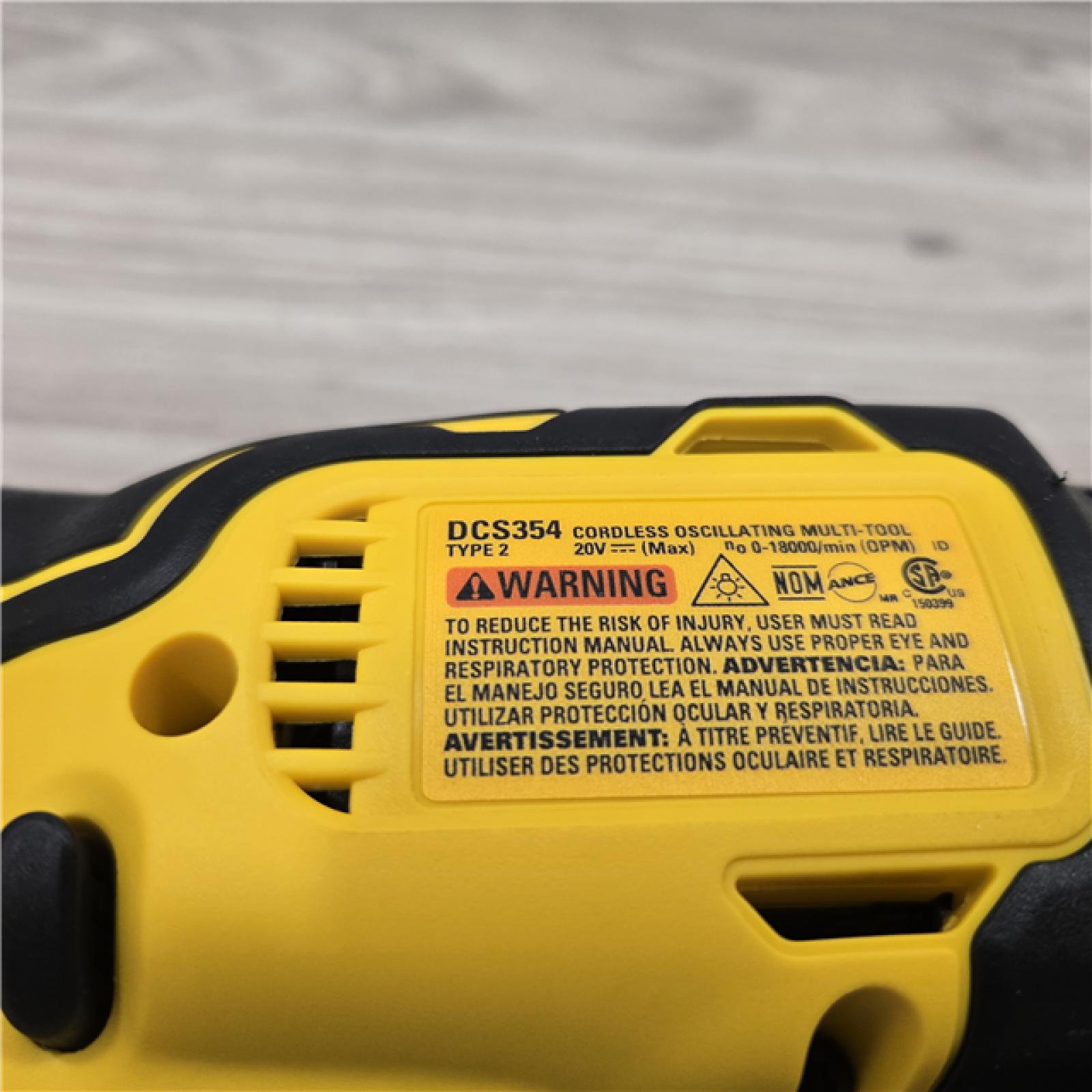 AS-IS DEWALT ATOMIC 20V MAX Cordless Oscillating Multi Tool (Tool Only)