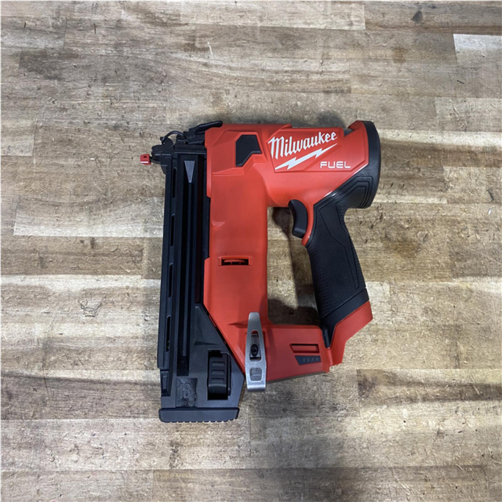 Houston Location AS-IS Milwaukee FUEL 12-Volt Lithium-Ion Brushless Cordless 18-Gauge 1-1/2 in. Compact Brad Nailer (Tool Only)