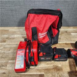 HOUSTON LOCATION - AS - IS Milwaukee 2 Tool Combo Kit W/ (2) Battery & Charger