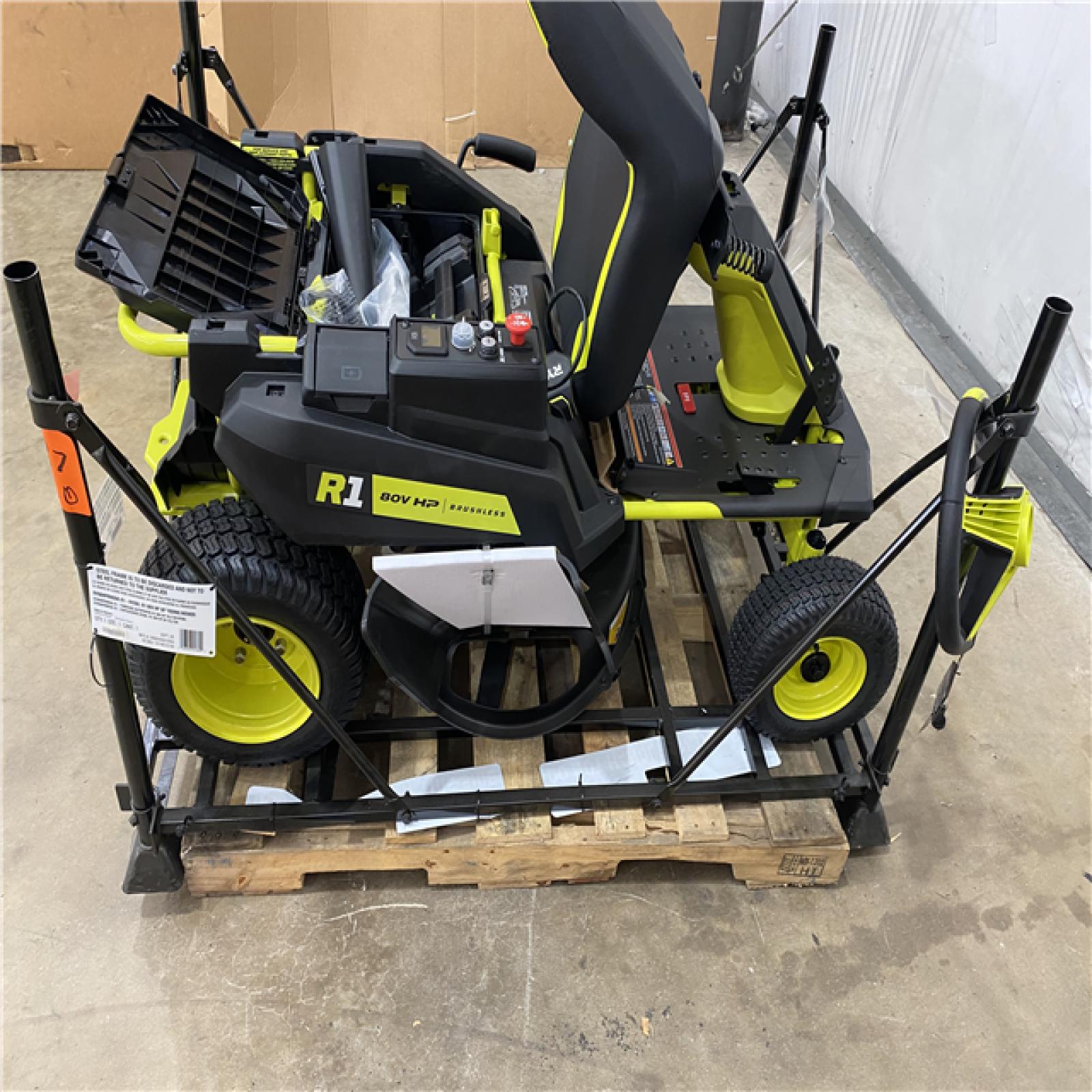 Houston Location - AS-IS Tool Pallet RYOBI 80V HP R1 30 IN RIDER