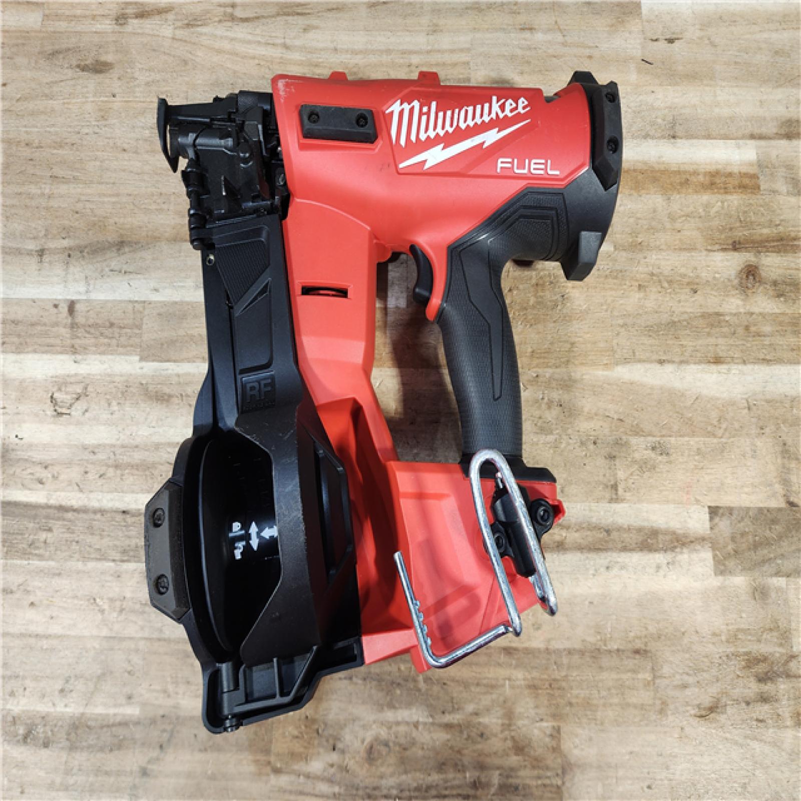 HOUSTON LOCATION - AS-IS Milwaukee FUEL 18-Volt Lithium-Ion Brushless Cordless Coil Roofing Nailer (Tool Only)