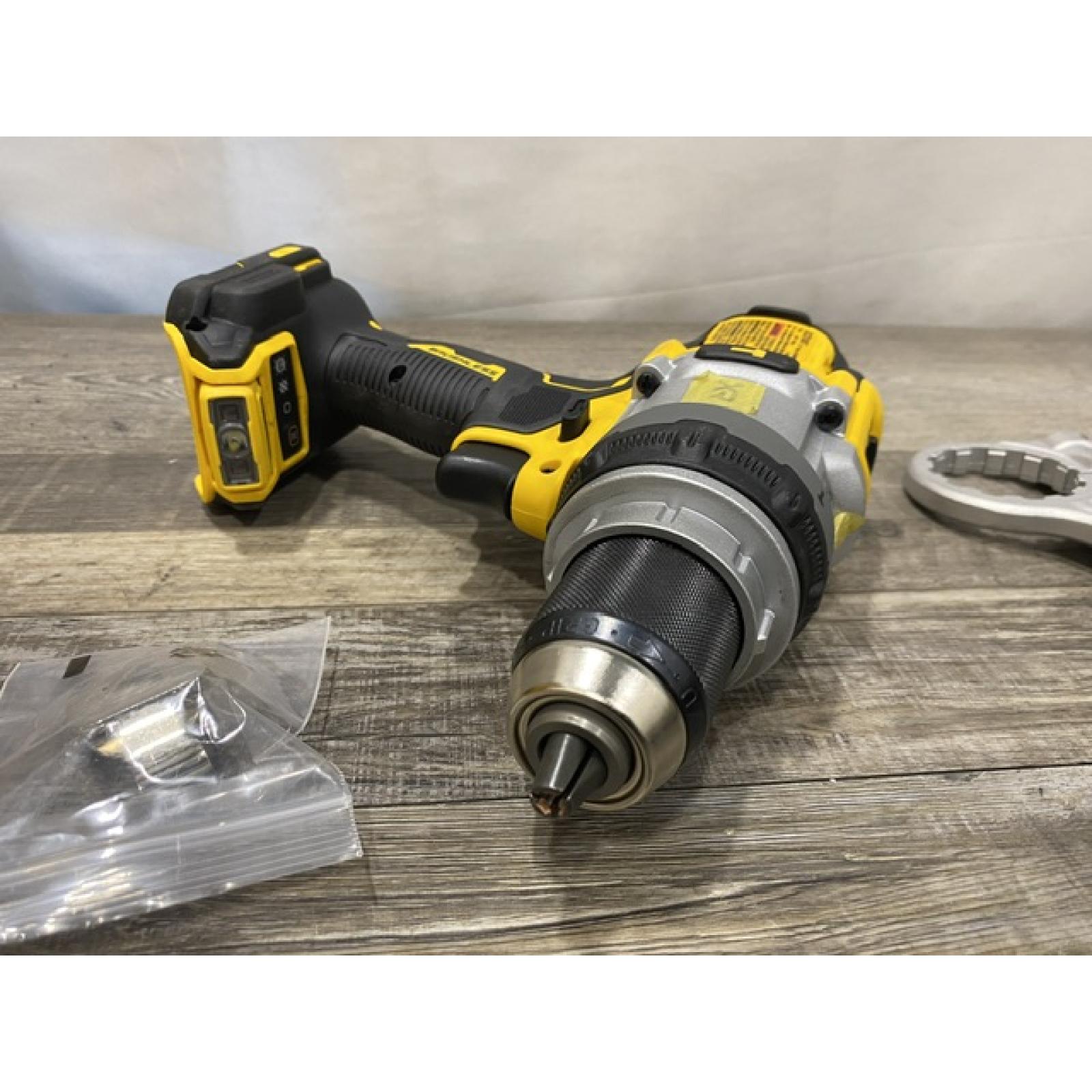 AS-IS DEWALT 20V MAX Brushless Cordless 1/2 3-Speed Hammer Drill (Tool-Only)