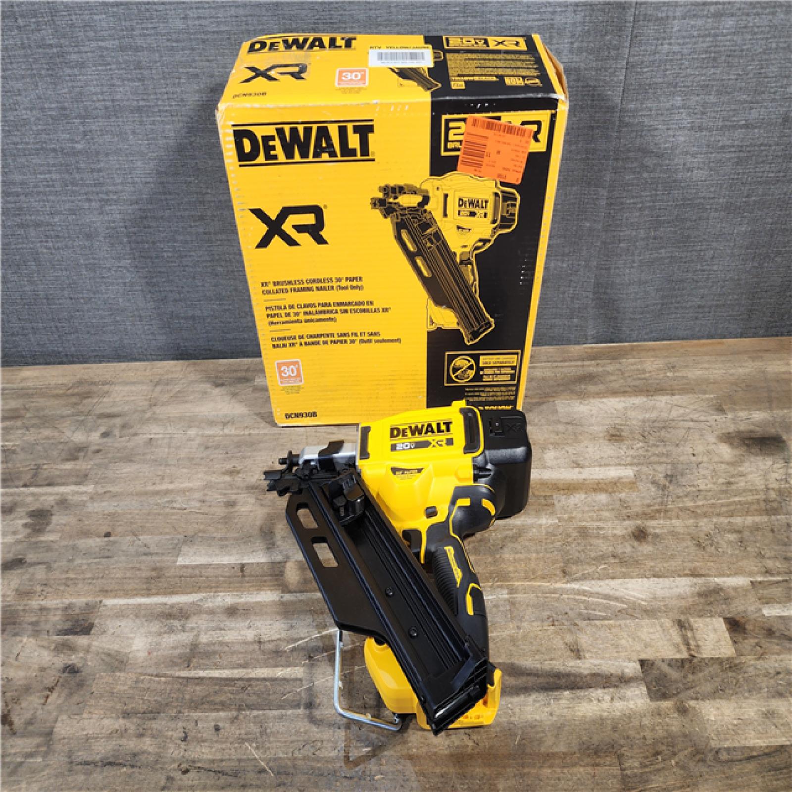 HOUSTON LOCATION - AS-IS DEWALT 20V 30 Degree Cordless Framing Nailer (Tool-Only)