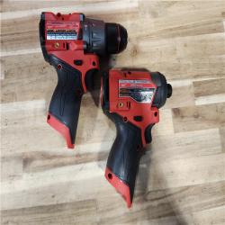 HOUSTON LOCATION - AS-IS (APPEARS LIKE NEW) Milwaukee FUEL 12-Volt Lithium-Ion Brushless Cordless Hammer Drill and Impact Driver Combo Kit