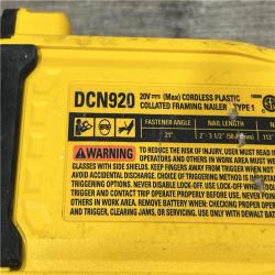 AS-IS DEWALT 20-Volt 21° Cordless Framing Nailer (Tool-Only)