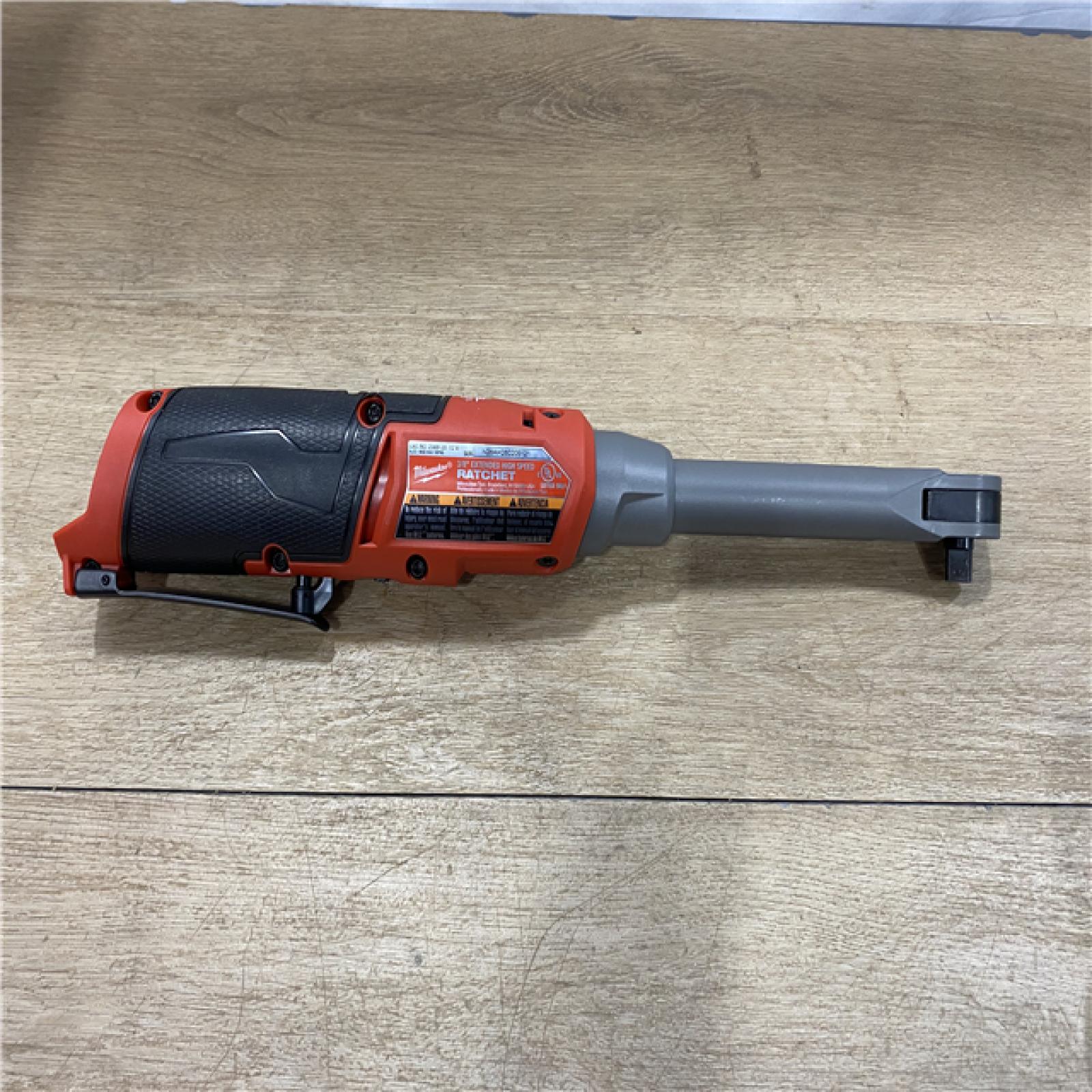 AS-IS Milwaukee FUEL 12V Lithium-Ion Brushless Cordless 3/8 in. Extended Reach High Speed Ratchet (Tool Only)