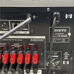 AS-IS Onkyo TX-NR6100 7.2 Channel 8K Smart AV Receiver