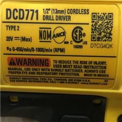 AS-IS DEWALT ATOMIC 20-Volt MAX Lithium-Ion Cordless Combo Kit