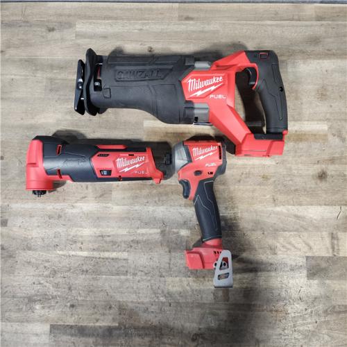 HOUSTON LOCATION - AS-IS MILWAUKEE 3 TOOL COMBO