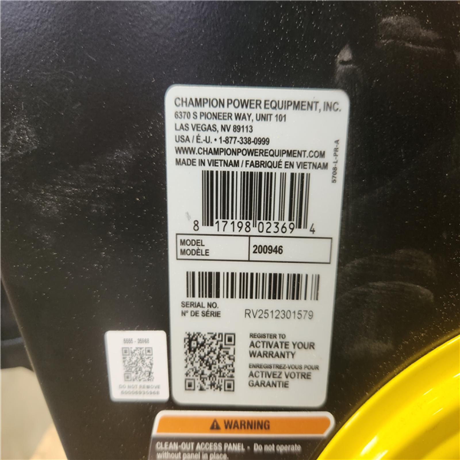 Phoenix LIKE NEW Champion Power Equipment 3 in. Dia 224 cc 2-in-1 Upright Gas Powered Wood Chipper Shredder