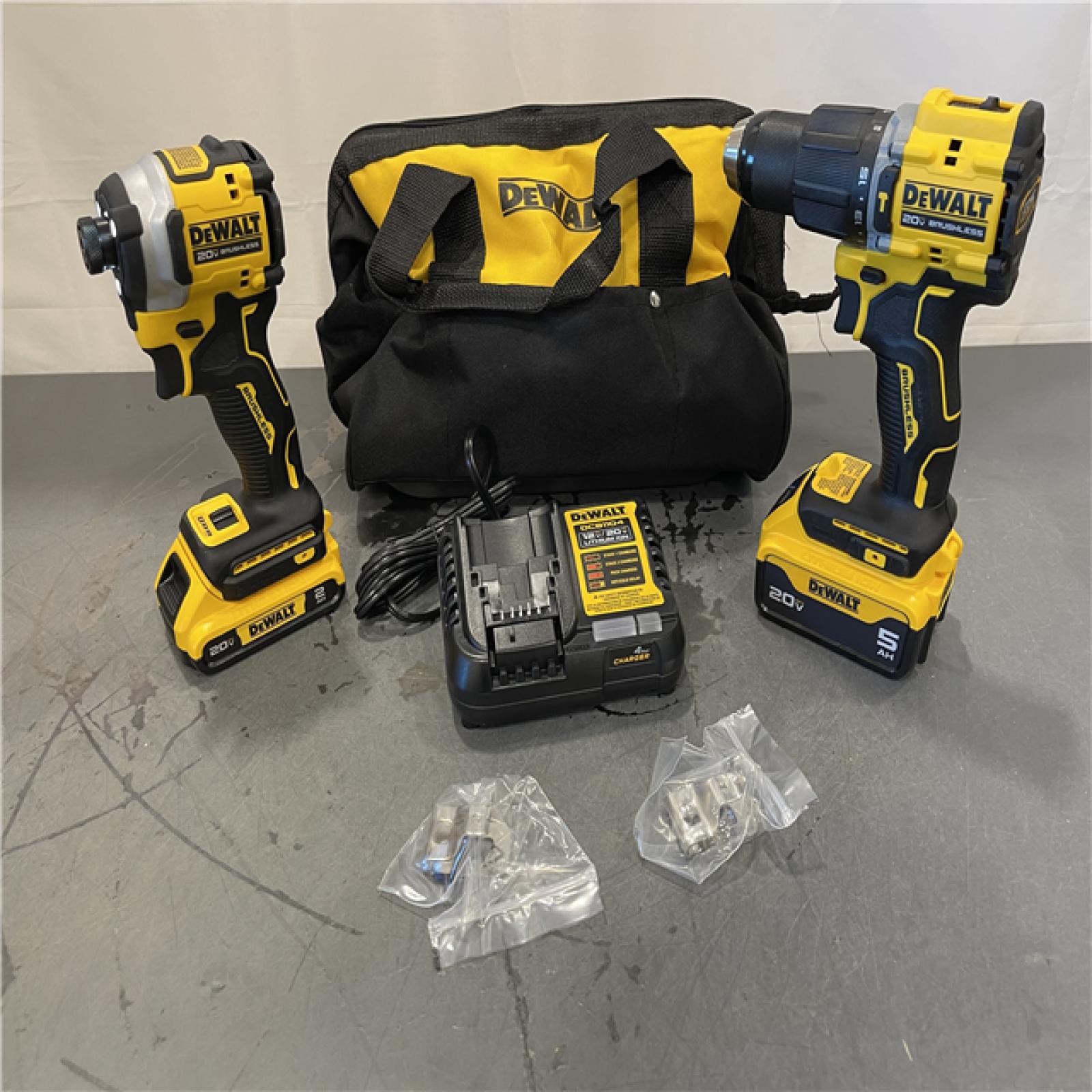 AS-IS - DeWalt ATOMIC 20-Volt Lithium-Ion Cordless 2-Tool Combo Kit