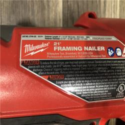 AS-IS Milwaukee FUEL 3-1/2 in. 18-Volt 21-Degree Lithium-Ion Brushless Cordless Framing Nailer (Tool-Only)