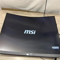 AS-IS MSi 31.5 Curved FHD Display  250Hz 1ms  Gaming Monitor