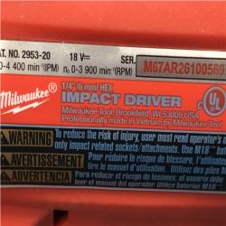 AS-IS Milwaukee FUEL 18V Lithium-Ion Brushless Cordless Hammer Drill and Impact Driver Combo Kit