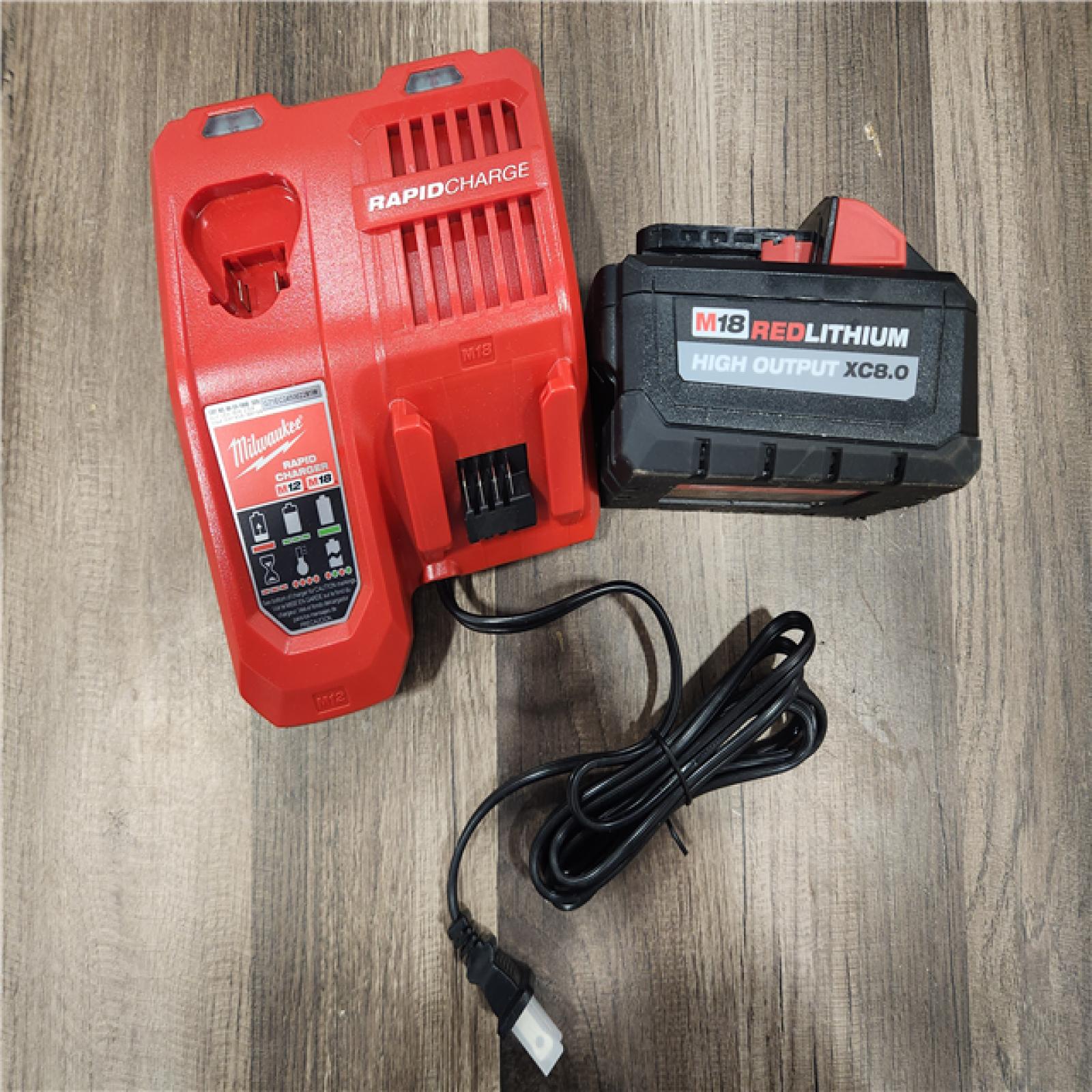 AS-IS- M18 FUEL 18V 16 in. Brushless Cordless Battery Powered String Trimmer W/QUIK-LOK Attachment Capability & 8.0 Ah Battery