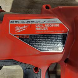 HOUSTON LOCATION - AS-IS M18 FUEL 18-Volt Lithium-Ion Brushless Cordless Coil Roofing Nailer (Tool Only)