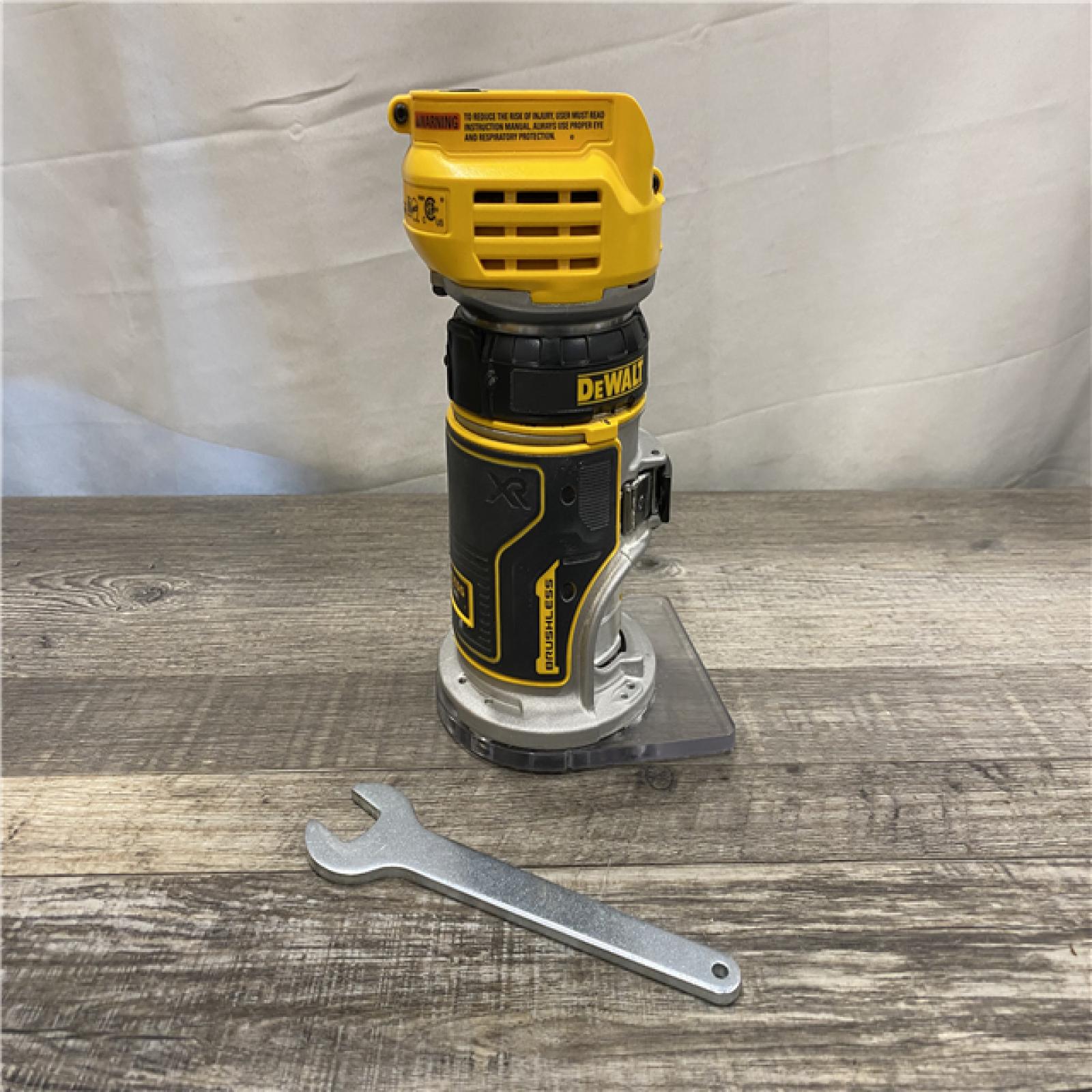 AS-IS DEWALT 20V MAX XR Cordless Brushless Fixed Base Compact Router (Tool Only)