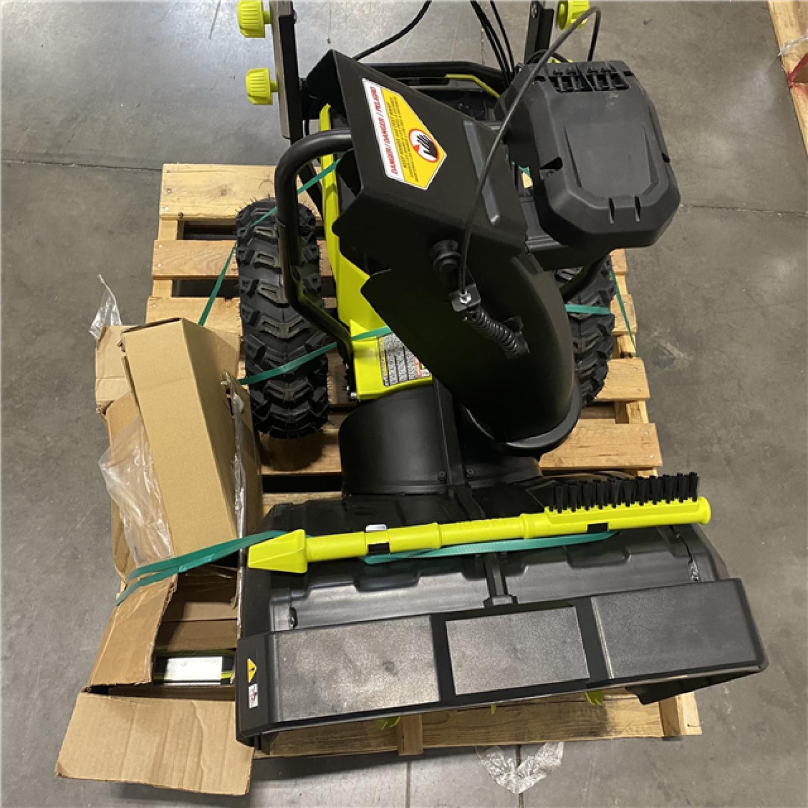 Dallas Location - As-Is RYOBI 40V 24 Snow Blower - (4) 6 Ah Batteries & Charger