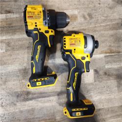 HOUSTON LOCATION - AS-IS Dewalt DCK225D2 20V MAX ATOMIC Compact Cordless Drill Driver and Impact Driver Combo Kit