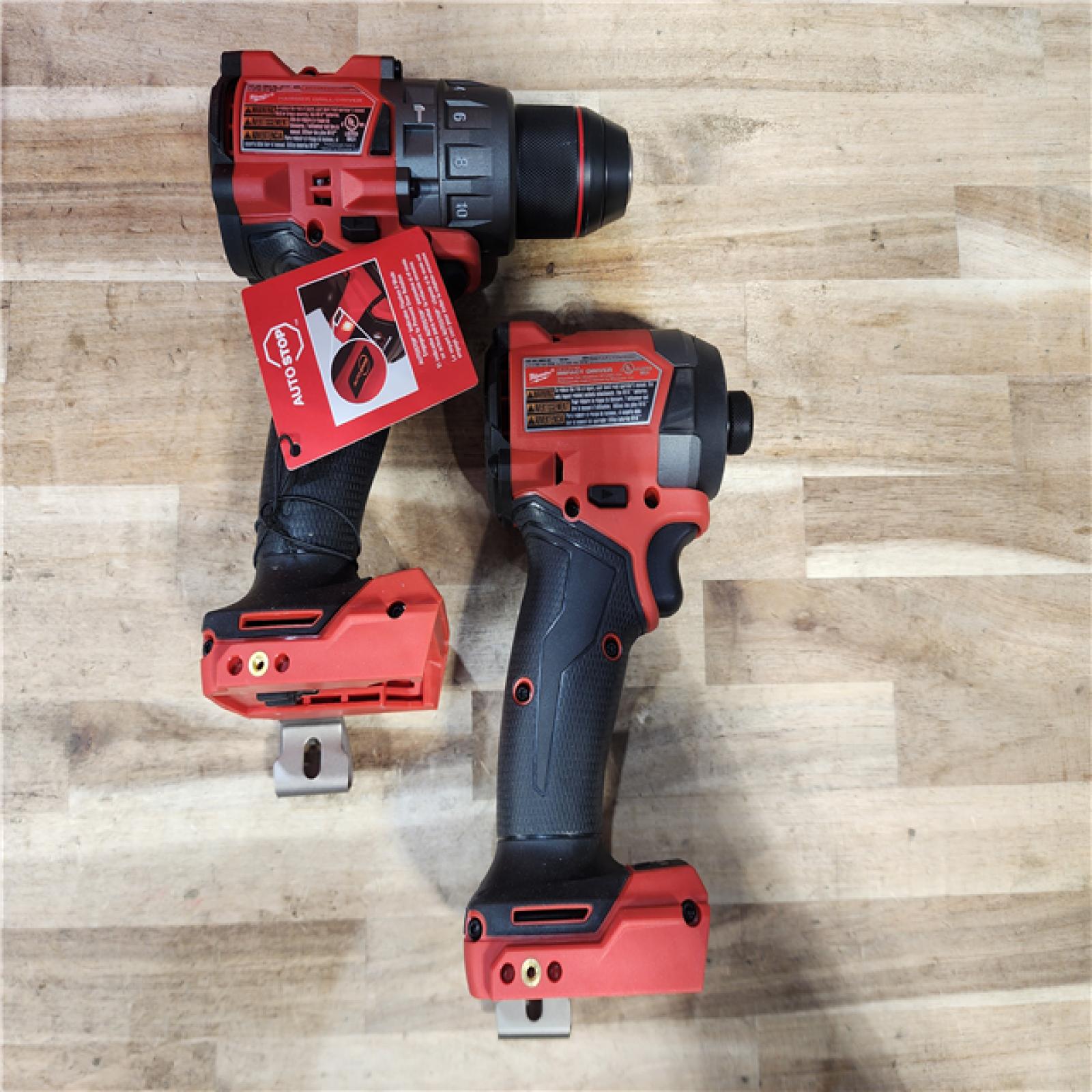 HOUSTON LOCATION - AS-IS (APPEARS LIKE NEW) Milwaukee  FUEL 18V Lithium-Ion Brushless Cordless Hammer Drill and Impact Driver Combo Kit