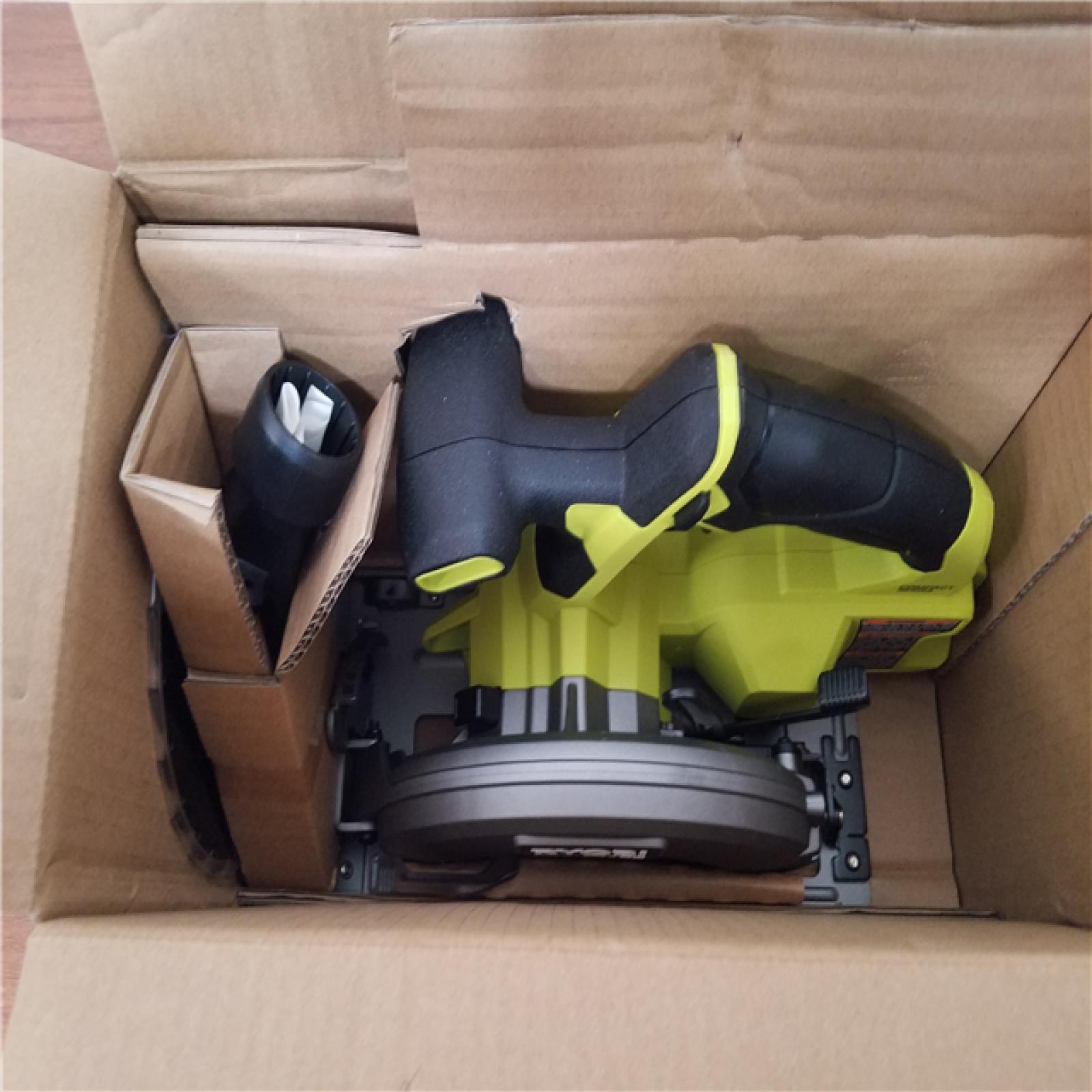 CALIFORNIA AS-IS RYOBI ONE+18V COMPACT BRUSHLESS 6-1/2CIRCULAR SAW (TOOL ONLY)