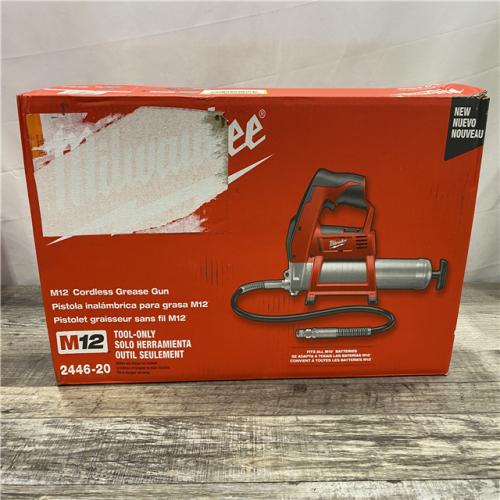 NEW - Milwaukee 12V Lithium-Ion Cordless Grease Gun (Tool-Only)