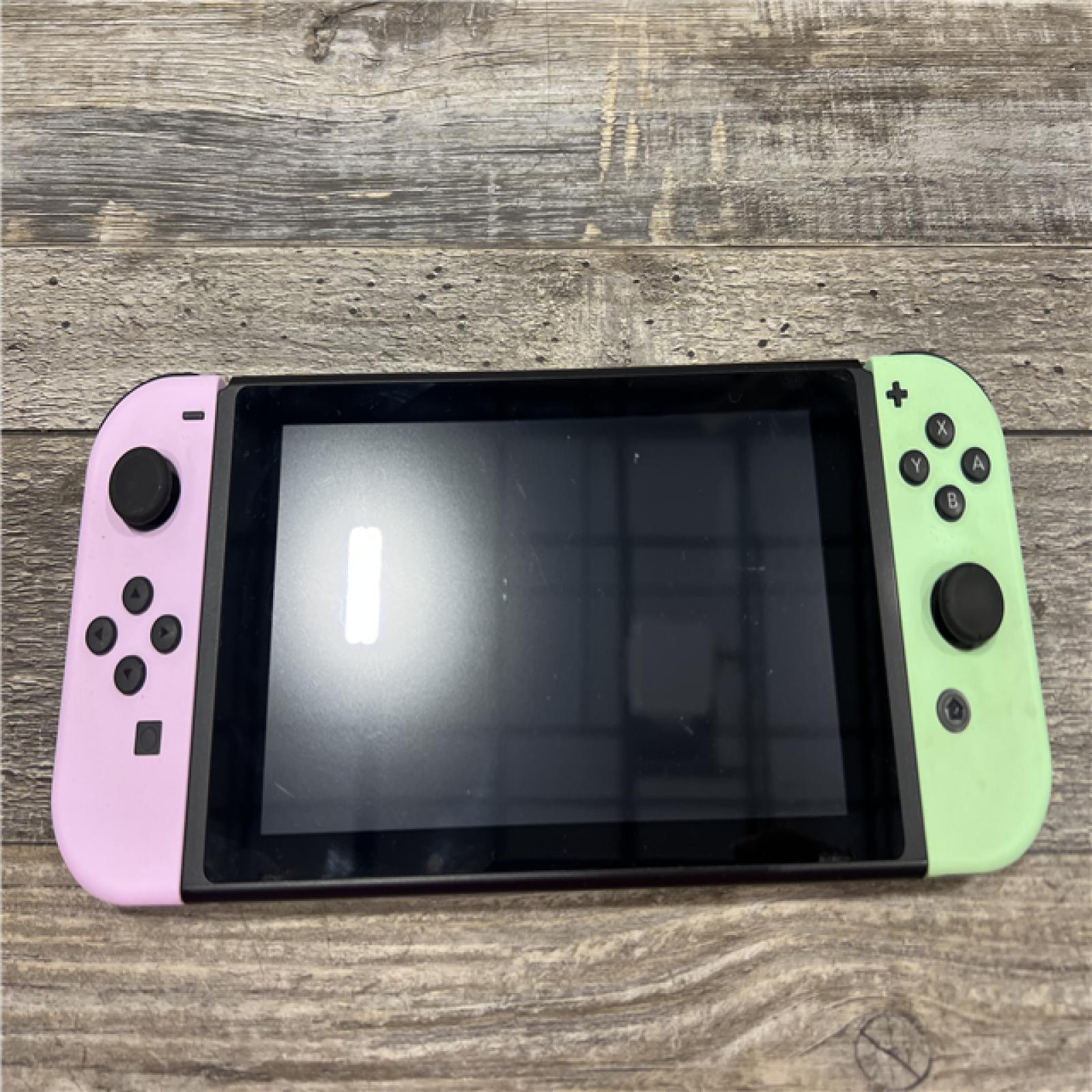 AS-IS Nintendo Switch With  Joy-Con L/R - Pastel Purple/Pastel Green