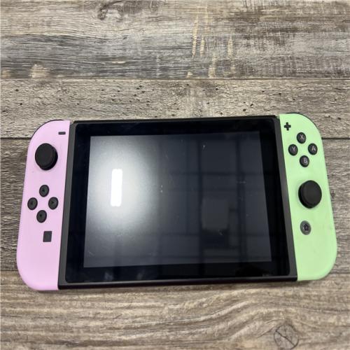 AS-IS Nintendo Switch With  Joy-Con L/R - Pastel Purple/Pastel Green